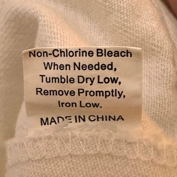 Boho Fringe Off White Western Jean Jacket Womens M Festival Hippie 70s Cowgirl - Picture 8 of 12